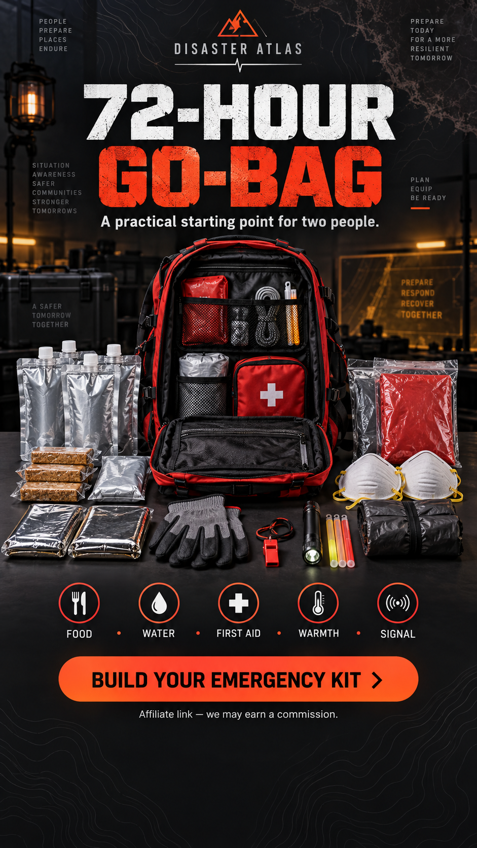72-hour emergency go bag preparedness guide