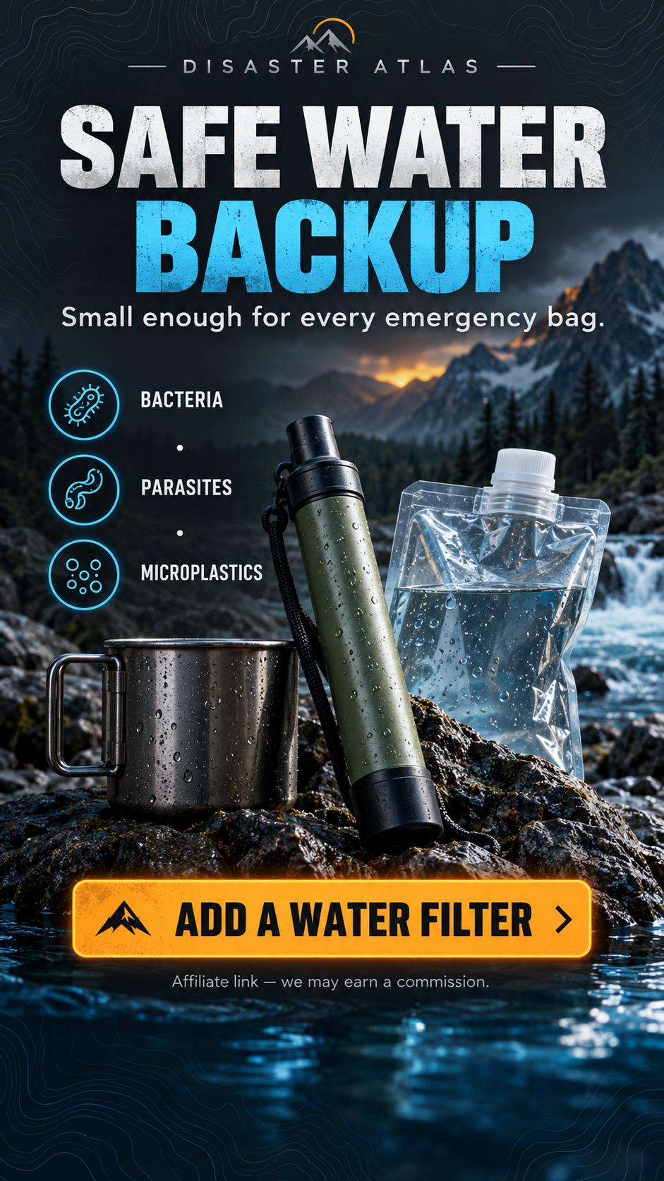 Portable water filter preparedness guide